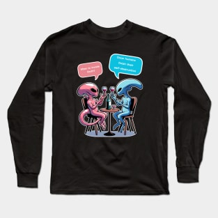 alien talk Long Sleeve T-Shirt